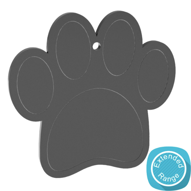 Blank Paw Print - 75mm